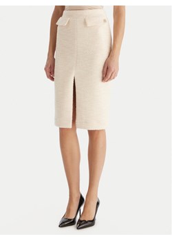 Babylon Spódnica midi S00601 Écru Regular Fit - id: 0000305912213 - marki BABYLON - 187306381 Babylon Spódnica midi S00601 Écru Regular Fit ze sklepu MODIVO w kategorii Spódnice - zdjęcie 187306381