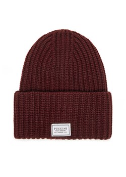 Puccini Czapka CZ2311 Bordowy ze sklepu MODIVO w kategorii Czapki zimowe damskie - zdjęcie 187306423