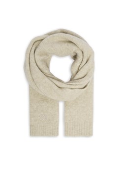 Calvin Klein Szalik Embroidery Airy K60K612610 Beżowy - id: 8720639565764 - marki Calvin Klein - 187306474 Calvin Klein Szalik Embroidery Airy K60K612610 Beżowy ze sklepu MODIVO w kategorii Szaliki i chusty damskie - zdjęcie 187306474