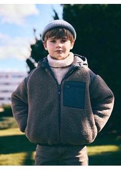 Reserved - Dwustronna kurtka - ciemnoszary - id: 015BC-90X - marki Reserved - 187308171 Reserved - Dwustronna kurtka - ciemnoszary ze sklepu Reserved w kategorii Kurtki chłopięce - zdjęcie 187308171