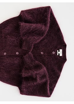 Reserved - Kardigan z moherem - mahoniowy - id: 360HK-93X - marki Reserved - 187308231 Reserved - Kardigan z moherem - mahoniowy ze sklepu Reserved w kategorii Swetry damskie - zdjęcie 187308231