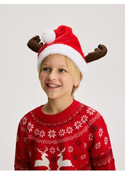 Reserved - Czapka świąteczna - czerwony ze sklepu Reserved w kategorii Czapki dziecięce - zdjęcie 187308272