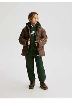 Reserved - Bawełniany komplet z nadrukiem - ciemnozielony - id: 971FJ-79X - marki Reserved - 187308392 Reserved - Bawełniany komplet z nadrukiem - ciemnozielony ze sklepu Reserved w kategorii Bluzy chłopięce - zdjęcie 187308392