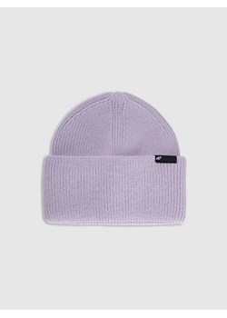 Dziecięca czapka zimowa 4F 4FJWAW25ACAPU652 - fioletowa ze sklepu Sportstylestory.com w kategorii Czapki dziecięce - zdjęcie 187308883
