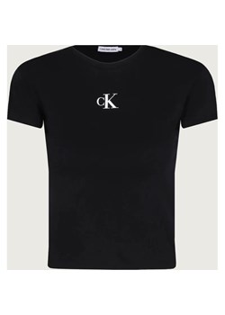 Calvin Klein Jeans T-shirt | Regular Fit - id: CJ255G000003A81 - marki Calvin Klein - 187308891 Calvin Klein Jeans T-shirt | Regular Fit ze sklepu Gomez Fashion Store w kategorii Bluzki dziewczęce - zdjęcie 187308891