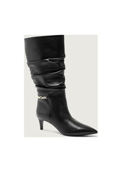 Aigner Skórzane kozaki na szpilce MADONNA 13A - id: AN255W000006001 - marki Aigner - 187308902 Aigner Skórzane kozaki na szpilce MADONNA 13A ze sklepu Gomez Fashion Store w kategorii Kozaki damskie - zdjęcie 187308902