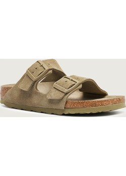 Birkenstock Skórzane klapki Arizona | narrow fit soft footbed - id: BR245W000028329 - marki BIRKENSTOCK - 187309091 Birkenstock Skórzane klapki Arizona | narrow fit soft footbed ze sklepu Gomez Fashion Store w kategorii Klapki damskie - zdjęcie 187309091