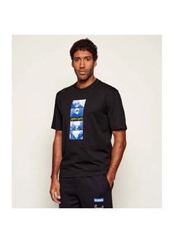 Hugo Blue T-shirt Nuley_JJK Hugo x Jujutsu Kaisen | Regular Fit - id: BJ261M000040001 - marki Hugo Blue - 187309170 Hugo Blue T-shirt Nuley_JJK Hugo x Jujutsu Kaisen | Regular Fit ze sklepu Gomez Fashion Store w kategorii T-shirty męskie - zdjęcie 187309170