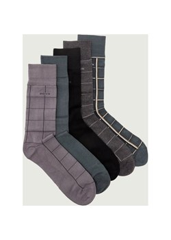 BOSS BLACK Skarpety 5-pack 5PRSGiftset Check CC - id: BW255M000079961 - marki BOSS HUGO BOSS - 187309201 BOSS BLACK Skarpety 5-pack 5PRSGiftset Check CC ze sklepu Gomez Fashion Store w kategorii Skarpetki męskie - zdjęcie 187309201