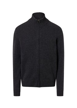 Nils Sundström Męski kardigan z zawartością wełny jaka Mężczyźni wełna ze strzyży antracytowy marmurkowy - id: 780127-0001-09900 - marki Nils Sundström - 187311861 Nils Sundström Męski kardigan z zawartością wełny jaka Mężczyźni wełna ze strzyży antracytowy marmurkowy ze sklepu vangraaf w kategorii Swetry męskie - zdjęcie 187311861