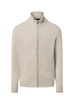 Nils Sundström Męski kardigan z zawartością wełny jaka Mężczyźni wełna ze strzyży beżowy marmurkowy - id: 780127-0002-09900 - marki Nils Sundström - 187311862 Nils Sundström Męski kardigan z zawartością wełny jaka Mężczyźni wełna ze strzyży beżowy marmurkowy ze sklepu vangraaf w kategorii Swetry męskie - zdjęcie 187311862