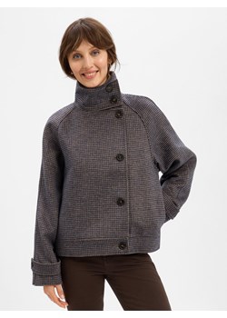 Msch Copenhagen Kurtka damska - MSCHPamela Kobiety granatowy w kratkę ze sklepu vangraaf w kategorii Kurtki damskie - zdjęcie 187311892