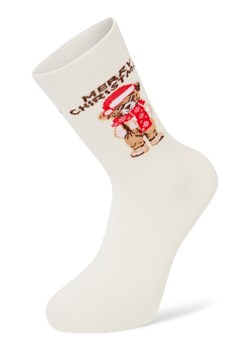 Marie Lund Skarpety Kobiety Bawełna écru wzorzysty - id: 814650-0001-03540 - marki Marie Lund - 187311912 Marie Lund Skarpety Kobiety Bawełna écru wzorzysty ze sklepu vangraaf w kategorii Skarpetki damskie - zdjęcie 187311912