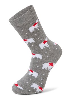 Marie Lund Skarpety Kobiety Bawełna szary wzorzysty - id: 814652-0001-03540 - marki Marie Lund - 187311914 Marie Lund Skarpety Kobiety Bawełna szary wzorzysty ze sklepu vangraaf w kategorii Skarpetki damskie - zdjęcie 187311914