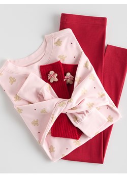 Reserved - Piżama ze świątecznym nadrukiem - fioletowy ze sklepu Reserved w kategorii Piżamy damskie - zdjęcie 187311954