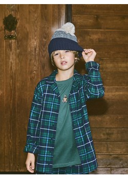 Reserved - T-shirt z nadrukiem - zielony - id: 034FH-77X - marki Reserved - 187311961 Reserved - T-shirt z nadrukiem - zielony ze sklepu Reserved w kategorii T-shirty chłopięce - zdjęcie 187311961