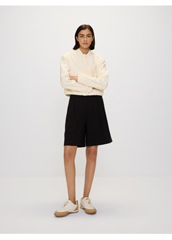 Reserved - Szorty z wiskozą - czarny - id: 137AQ-99X - marki Reserved - 187312014 Reserved - Szorty z wiskozą - czarny ze sklepu Reserved w kategorii Szorty - zdjęcie 187312014