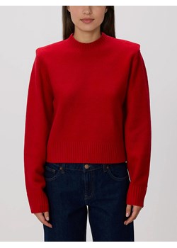 Reserved - Sweter z poduszkami na ramionach - czerwony - id: 218GV-33X - marki Reserved - 187312124 Reserved - Sweter z poduszkami na ramionach - czerwony ze sklepu Reserved w kategorii Swetry damskie - zdjęcie 187312124