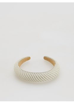 Reserved - Opaska do włosów - złamana biel - id: 487FD-01X - marki Reserved - 187312342 Reserved - Opaska do włosów - złamana biel ze sklepu Reserved w kategorii Opaski do włosów - zdjęcie 187312342