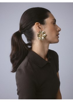 Reserved - Kolczyki z motywem kwiatów - złoty - id: 552FD-GLD - marki Reserved - 187312384 Reserved - Kolczyki z motywem kwiatów - złoty ze sklepu Reserved w kategorii Kolczyki - zdjęcie 187312384