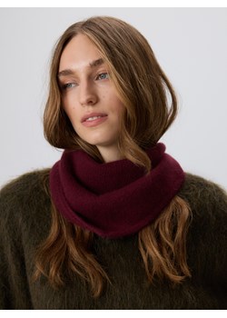 Reserved - Szal z wełną i kaszmirem - burgundowy - id: 722FD-53X - marki Reserved - 187312521 Reserved - Szal z wełną i kaszmirem - burgundowy ze sklepu Reserved w kategorii Szaliki i chusty damskie - zdjęcie 187312521