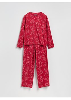 Reserved - Piżama ze świątecznym motywem - czerwony - id: 960EX-33X - marki Reserved - 187312714 Reserved - Piżama ze świątecznym motywem - czerwony ze sklepu Reserved w kategorii Piżamy damskie - zdjęcie 187312714