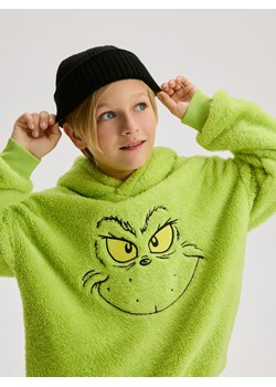 Reserved - Świąteczna bluza Grinch - zielony ze sklepu Reserved w kategorii Bluzy chłopięce - zdjęcie 187312733