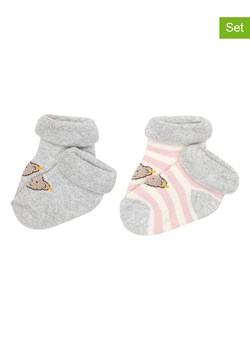 Steiff Skarpety (2 pary) w kolorze szarym - id: 17892301 - marki Steiff - 187313431 Steiff Skarpety (2 pary) w kolorze szarym ze sklepu Limango Polska w kategorii Skarpetki dziecięce - zdjęcie 187313431