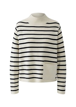 Oui Sweter w kolorze kremowo-czarnym - id: 17969797 - marki Limango Polska - 187313634 Oui Sweter w kolorze kremowo-czarnym ze sklepu Limango Polska w kategorii Swetry damskie - zdjęcie 187313634
