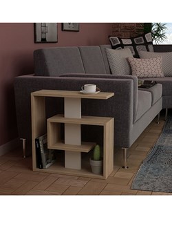 Scandinavia Concept Stolik "Saly" w kolorze biało-brązowym - 55 x 57 x 20 cm - id: 6509111 - marki Scandinavia Concept - 187313812 Scandinavia Concept Stolik "Saly" w kolorze biało-brązowym - 55 x 57 x 20 cm ze sklepu Limango Polska w kategorii Stoliki kawowe - zdjęcie 187313812