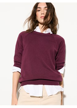 Mohito - Burgundowy sweter z wiskozą - kasztanowy - id: 418EQ-83X - marki Mohito - 187314520 Mohito - Burgundowy sweter z wiskozą - kasztanowy ze sklepu Mohito w kategorii Swetry damskie - zdjęcie 187314520