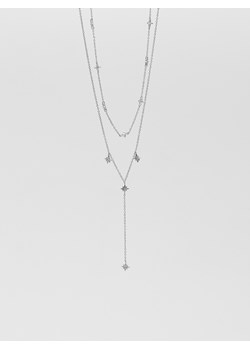 Reserved - Posrebrzane naszyjniki z cyrkoniami - srebrny - id: 537FD-SLV - marki Reserved - 187315234 Reserved - Posrebrzane naszyjniki z cyrkoniami - srebrny ze sklepu Reserved w kategorii Naszyjniki - zdjęcie 187315234