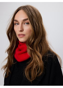 Reserved - Szal z wełną i kaszmirem - czerwony - id: 709FD-33X - marki Reserved - 187315314 Reserved - Szal z wełną i kaszmirem - czerwony ze sklepu Reserved w kategorii Szaliki i chusty damskie - zdjęcie 187315314