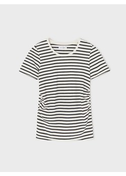 Sinsay - Bawełniana koszulka w paski - wielobarwny - id: 3520B-MLC - marki Sinsay - 187316021 Sinsay - Bawełniana koszulka w paski - wielobarwny ze sklepu Sinsay w kategorii Bluzki ciążowe - zdjęcie 187316021