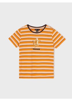 Sinsay - Bawełniana koszulka w paski z nadrukiem Winnie The Pooh - wielobarwny - id: 3587B-MLC - marki Sinsay - 187316022 Sinsay - Bawełniana koszulka w paski z nadrukiem Winnie The Pooh - wielobarwny ze sklepu Sinsay w kategorii Bluzki damskie - zdjęcie 187316022