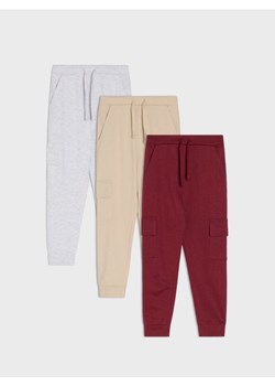 Sinsay - Spodnie dresowe 3 pack - szary - id: 483DN-09M - marki Sinsay - 187316034 Sinsay - Spodnie dresowe 3 pack - szary ze sklepu Sinsay w kategorii Spodnie chłopięce - zdjęcie 187316034