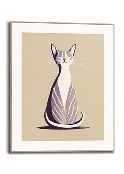 Orangewallz Druk artystyczny "Sweet Cat" w ramce - id: 15205621 - marki Orangewallz - 187317174 Orangewallz Druk artystyczny "Sweet Cat" w ramce ze sklepu Limango Polska w kategorii Obrazy - zdjęcie 187317174