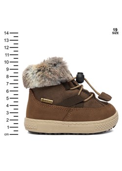 Śniegowce Primigi GORE-TEX 8856411 M Brązowy ze sklepu eobuwie.pl w kategorii Buty zimowe dziecięce - zdjęcie 187317232