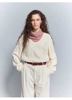 Reserved - Zamszowy pasek - mahoniowy ze sklepu Reserved w kategorii Paski damskie - zdjęcie 187318220