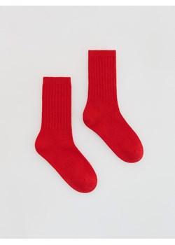 Reserved - Skarpetki z wełną i domieszką kaszmiru - czerwony ze sklepu Reserved w kategorii Skarpetki damskie - zdjęcie 187318253