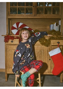 Reserved - Sweter z wiskozą - ciemnoszary - id: 652FH-90X - marki Reserved - 187318334 Reserved - Sweter z wiskozą - ciemnoszary ze sklepu Reserved w kategorii Bluzy chłopięce - zdjęcie 187318334