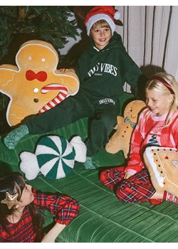 Reserved - Bawełniany komplet z nadrukiem - ciemnozielony - id: 971FJ-79X - marki Reserved - 187318374 Reserved - Bawełniany komplet z nadrukiem - ciemnozielony ze sklepu Reserved w kategorii Bluzy chłopięce - zdjęcie 187318374