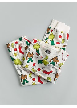 Reserved - Świąteczna piżama Grinch - złamana biel - id: 980HI-01X - marki Reserved - 187318383 Reserved - Świąteczna piżama Grinch - złamana biel ze sklepu Reserved w kategorii Piżamy dziecięce - zdjęcie 187318383