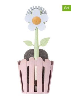 Vigar 3-częściowy organizer &quot;Florganic&quot; w kolorze jasnoróżowym - 11 x 25 x 6,5 cm ze sklepu Limango Polska w kategorii Akcesoria kuchenne - zdjęcie 187318554