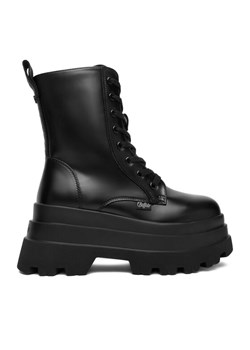 Buffalo Trzewiki Jupiter Lace Up Mid 1622609 Czarny ze sklepu MODIVO w kategorii Botki - zdjęcie 187319802