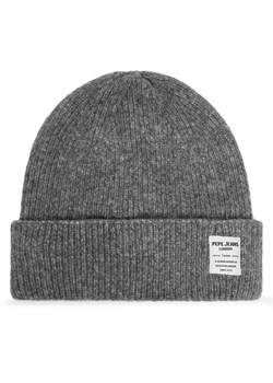 Pepe Jeans Czapka PM040551 Szary ze sklepu MODIVO w kategorii Czapki zimowe męskie - zdjęcie 187319840