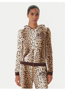 Juicy Couture Bluza JCGAS225012A Beżowy Slim Fit ze sklepu MODIVO w kategorii Bluzy damskie - zdjęcie 187319841