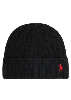 Polo Ralph Lauren Czapka 449959346001 Czarny ze sklepu MODIVO w kategorii Czapki zimowe męskie - zdjęcie 187319873