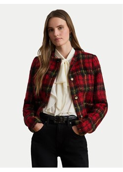 LAUREN RALPH LAUREN Marynarka 200P02014001 Czerwony Regular Fit - id: 0000305626004 - marki Ralph Lauren - 187319911 LAUREN RALPH LAUREN Marynarka 200P02014001 Czerwony Regular Fit ze sklepu MODIVO w kategorii Marynarki damskie - zdjęcie 187319911
