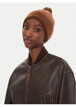 Calvin Klein Czapka Embroidery Airy K60K612586 Brązowy ze sklepu MODIVO w kategorii Czapki zimowe damskie - zdjęcie 187319952